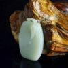 Bamboo Spirit – Hand-Carved Hetian Seed Jade Pendant