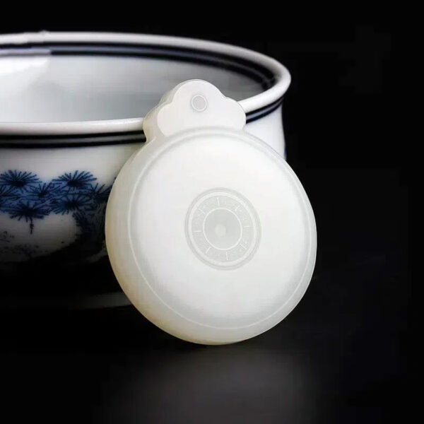 主图_002 (4) Mutton Fat Jade Blessing Disc - Hetian Jade