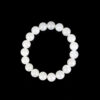 White Harmony Bead Bracelet - Hetian Jade