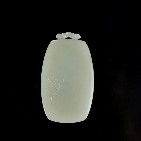 Bamboo Spirit – Hand-Carved Hetian Seed Jade Pendant