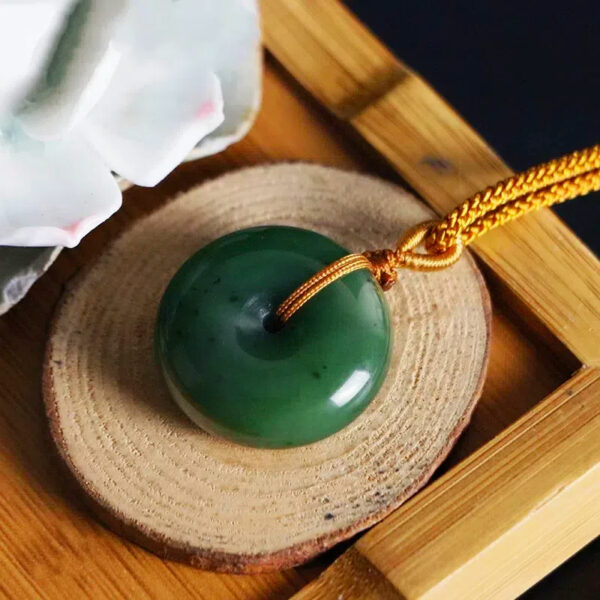 Jade Circle of Serenity - Hetian Jade